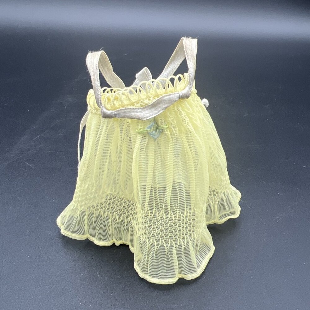 Vintage Barbie Doll Sweet Dreams #973 Yellow Pajama Top 1960's